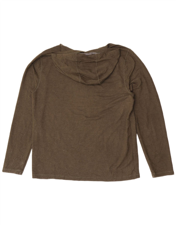 Orvis Ανδρικό Hoodie Jumper Large Khaki Rayon