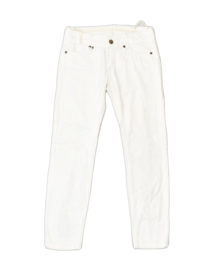 DONDUP Womens Tapered Jeans W27 L29 White Cotton | Vintage | Thrift | Second-Hand | Used Clothing | Messina Hembry 