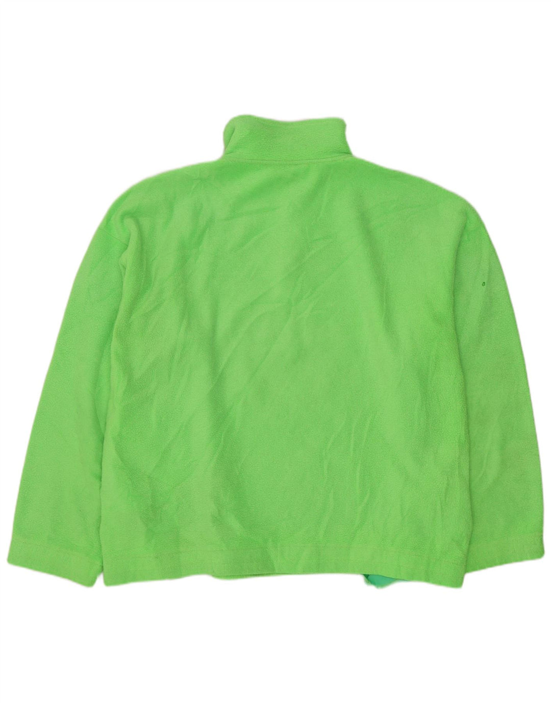 Ανδρικά FILA Loose Fit με γραφικό κουμπί λαιμό Fleece Jumper IT 46 Small Green