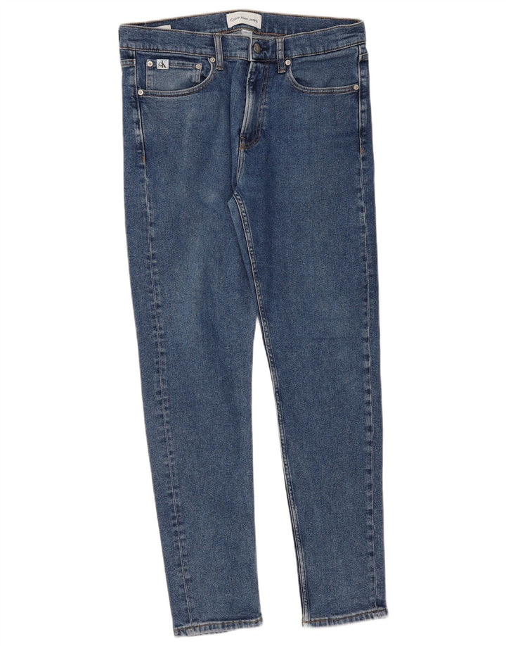 Calvin Klein Ανδρικό Slim Jeans W33 L32 Blue Cotton