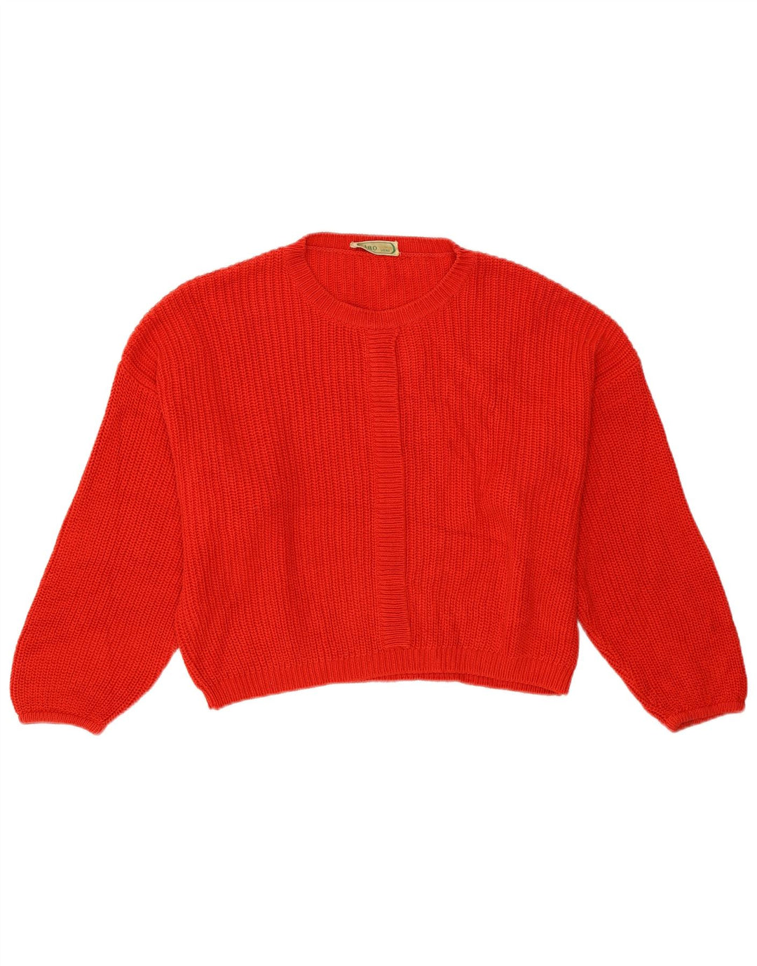 Γυναικείο Ciao Crop Crop Neck Jumper πουλόβερ IT 44 Μεσαίο κόκκινο βαμβακερό