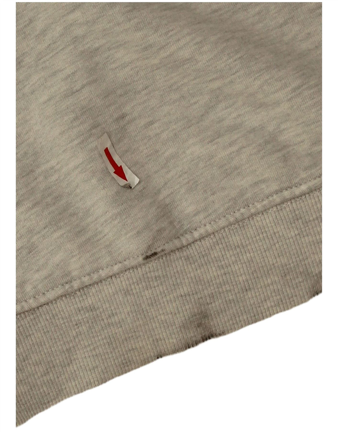 Tommy Hilfiger Γυναικείο γραφικό υπερμεγέθη φούτερ Jumper UK 14 Medium Grey