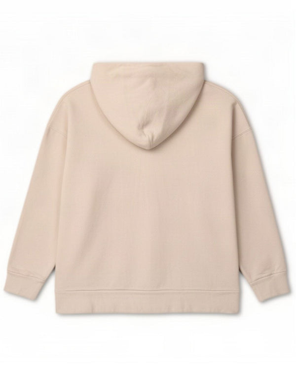 Levi's Womens Graphic Hoodie Jumper UK 10 Small White Cotton