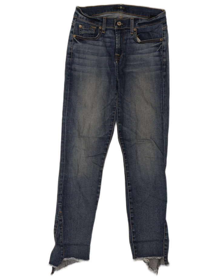7 ΓΙΑ ΟΛΗ ΤΗΝ ΑΝΘΡΩΠΟΤΗΤΑ Γυναικεία Slim Jeans W26 L26 Blue Cotton