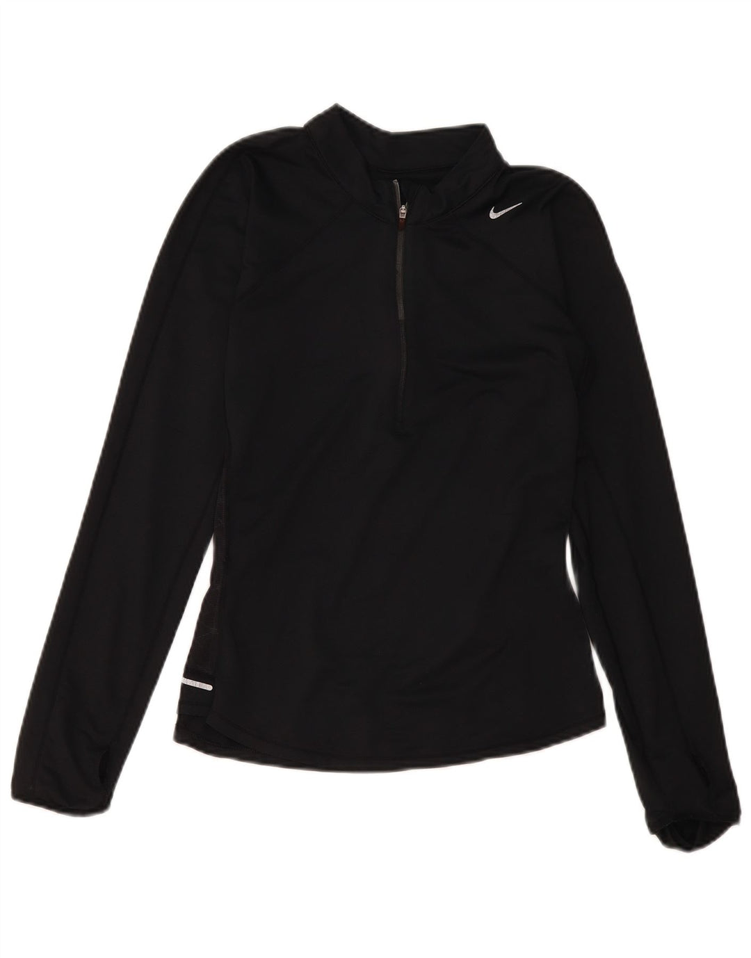 Γυναικεία φόρμα πουλόβερ με φερμουάρ Nike Dri Fit Top UK 12 Medium Black