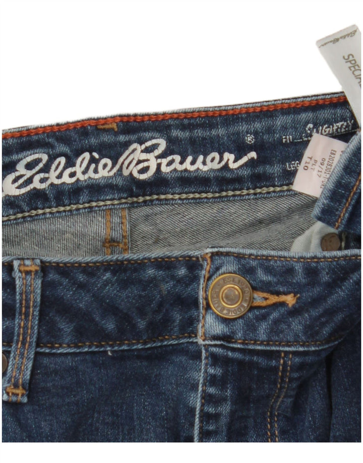 Eddie Bauer Γυναικείο τζιν ελαφρώς καμπυλωτό ίσιο US 10 Large W30 L33 Blue