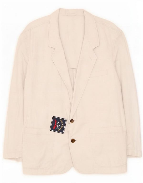 Paul & Shark Ανδρικό σακάκι με 2 κουμπιά UK 42 XL Off White Cotton