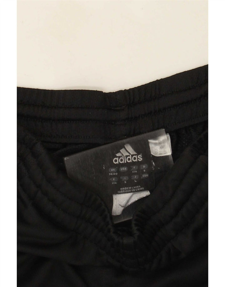 Ανδρικό παντελόνι αθλητικής φόρμας Adidas UK 38/40 μεσαίο μαύρο πολυεστέρα