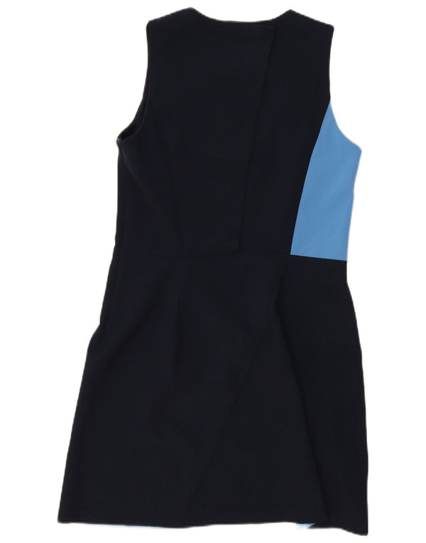 Επόμενο γυναικείο αμάνικο φόρεμα UK 14 Large Navy Blue Colourblock
