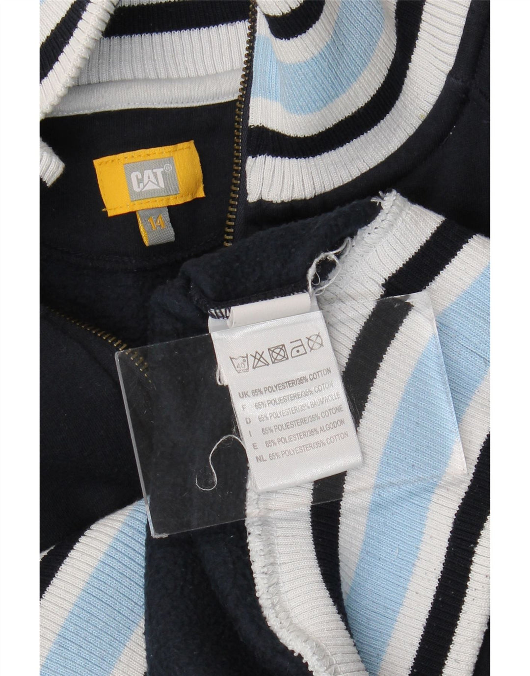 Caterpillar Boys Graphic αθλητική φόρμα Top Jacket 13-14 Years Navy Blue