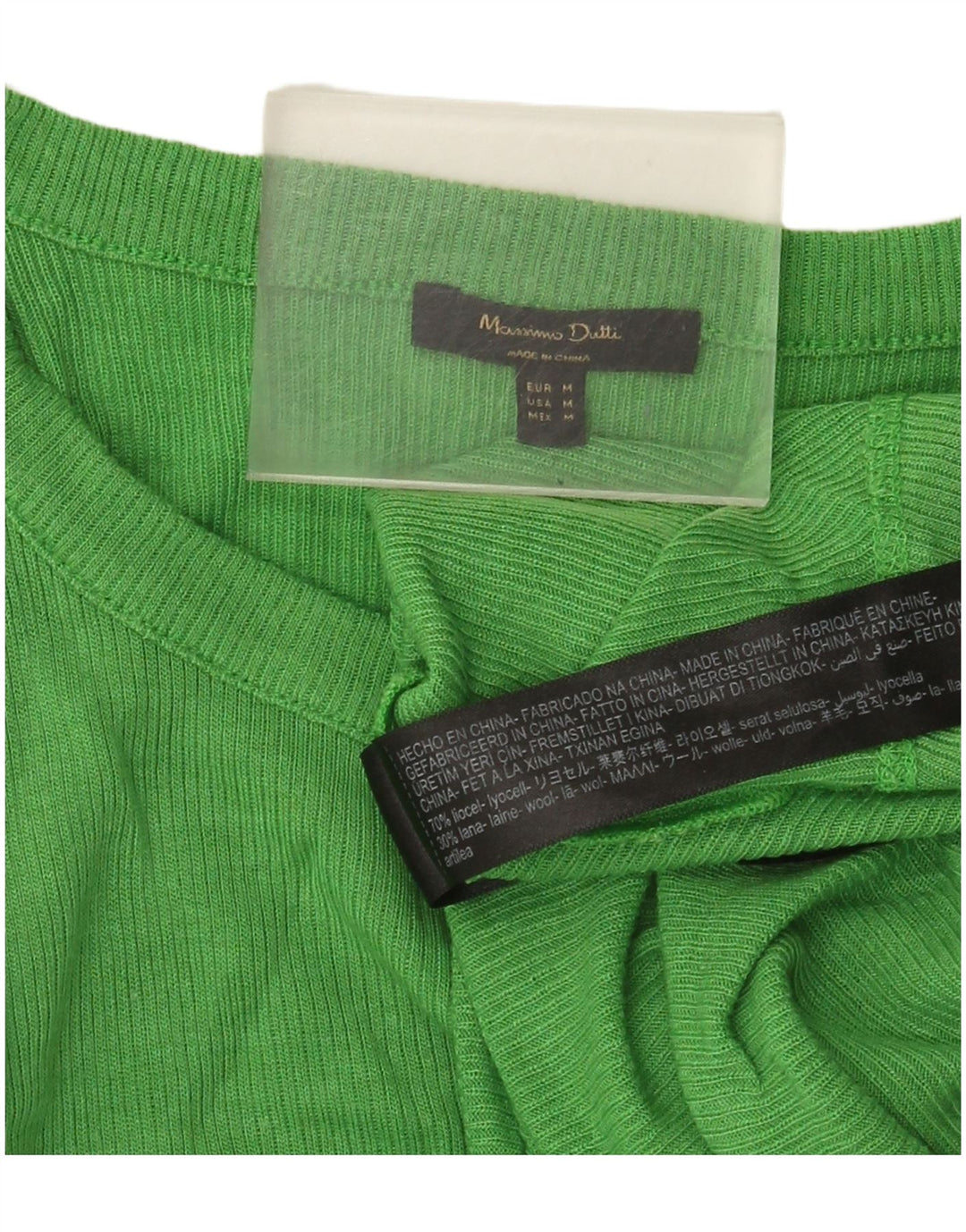 Massimo Dutti Γυναικείο Γιλέκο Τοπ UK 12 Medium Green Lyocell