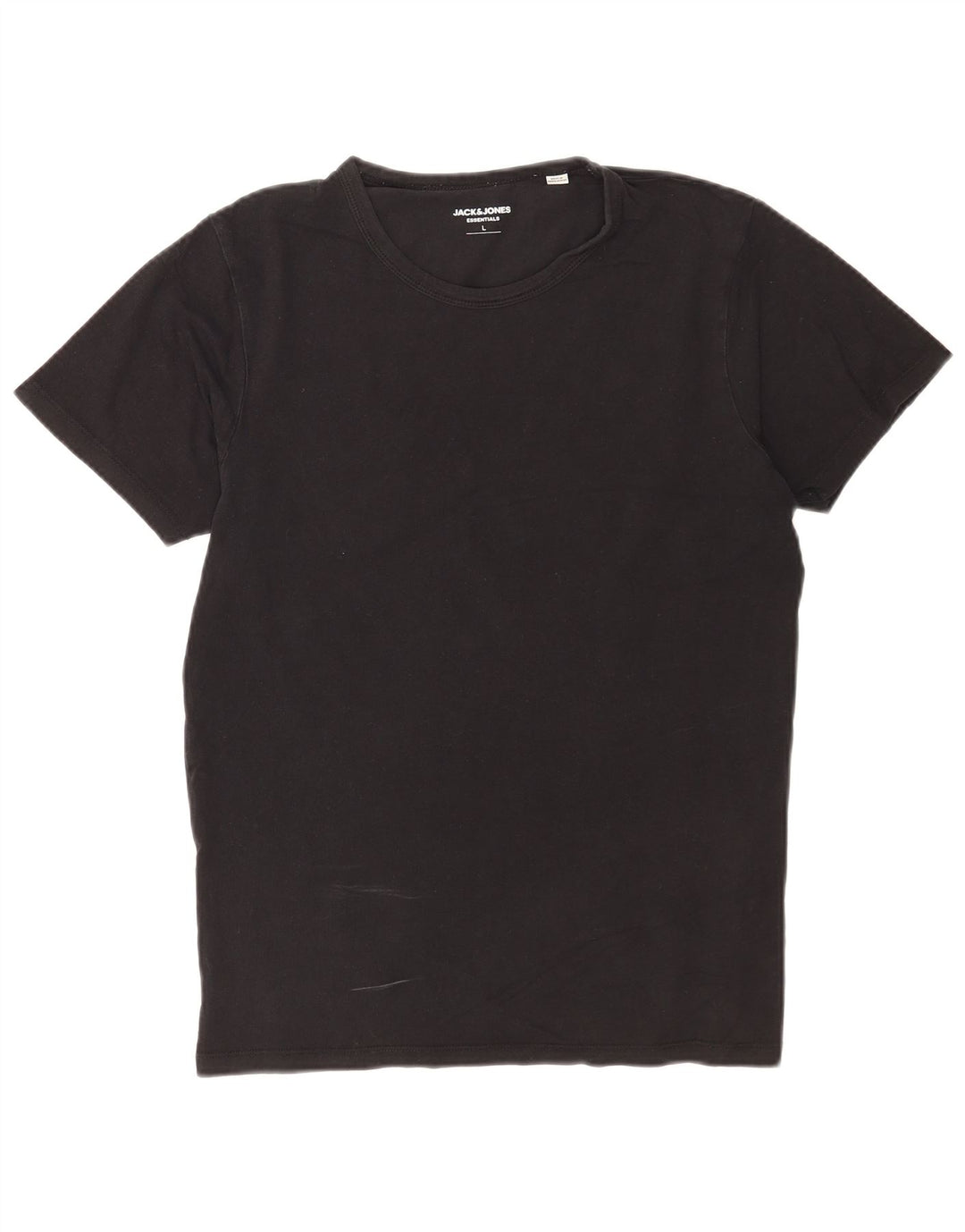 Jack & Jones Ανδρικό T-Shirt Top μεγάλο μαύρο βαμβακερό