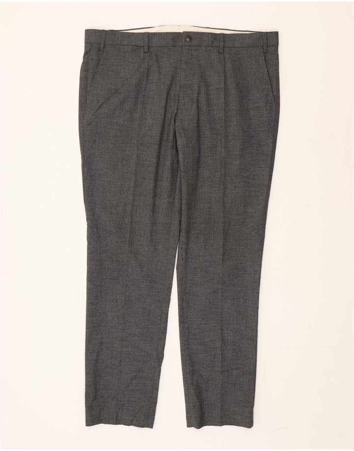 Marks & Spencer Ανδρικό Slim παντελόνι Chino W38 L31 Grey Polyester