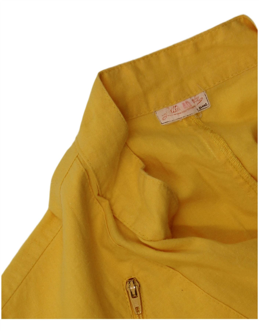 Vintage γυναικεία αμάνικη φόρμα IT 40 Small Yellow