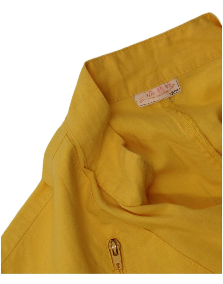 Vintage γυναικεία αμάνικη φόρμα IT 40 Small Yellow