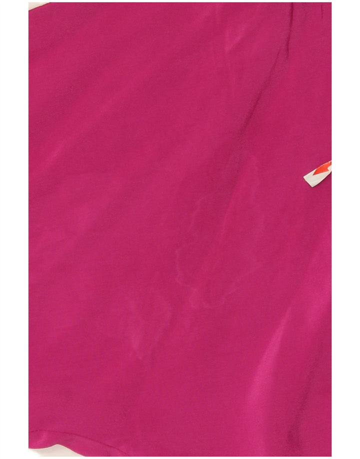 Franco Ziche Γυναικεία Μπλούζα Oversized Top UK 8 Small Pink Acetate
