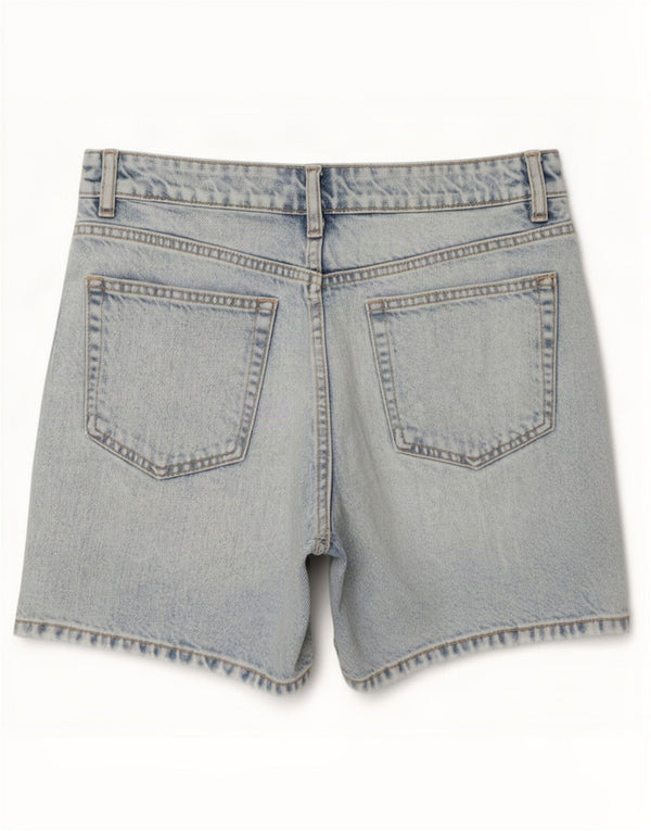 Zara Γυναικείο Ψηλόμεσο Σορτσάκι τζιν EU 36 XS W26 Μπλε βαμβακερό
