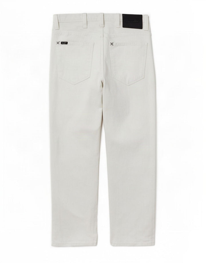 Lee Womens Zed Straight Jeans W31 L30 Λευκό βαμβακερό