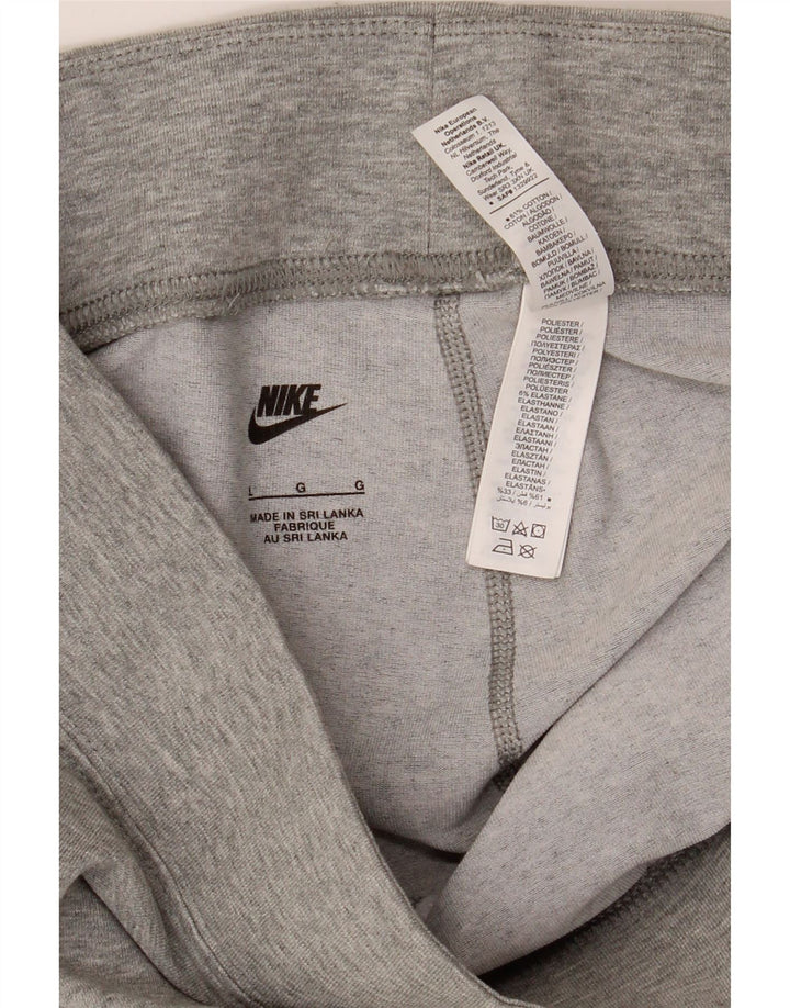 Γυναικεία γραφικά κολάν NIKE UK 14 Large Grey Cotton
