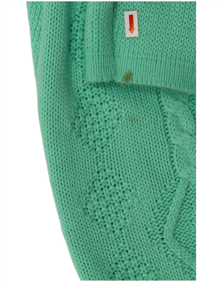 Γυναικείο πουλόβερ με λαιμόκοψη VINTAGE UK 18 XL Πράσινο Ακρυλικό