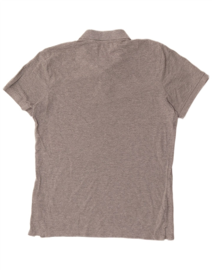 Mountain Warehouse Ανδρικό Πόλο Μπλουζάκι Μεσαίο Γκρι Βαμβακερό