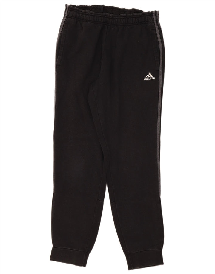 Ανδρική φόρμα Adidas Παντελόνι Joggers Μεσαίο μαύρο βαμβακερό