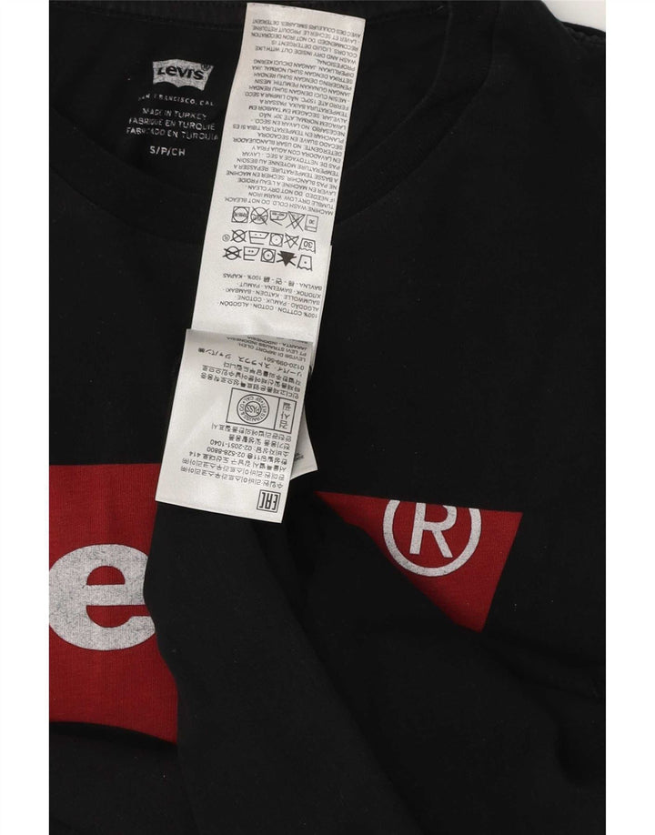 Ανδρικό γραφικό μπλουζάκι Nike, μικρό μαύρο βαμβακερό