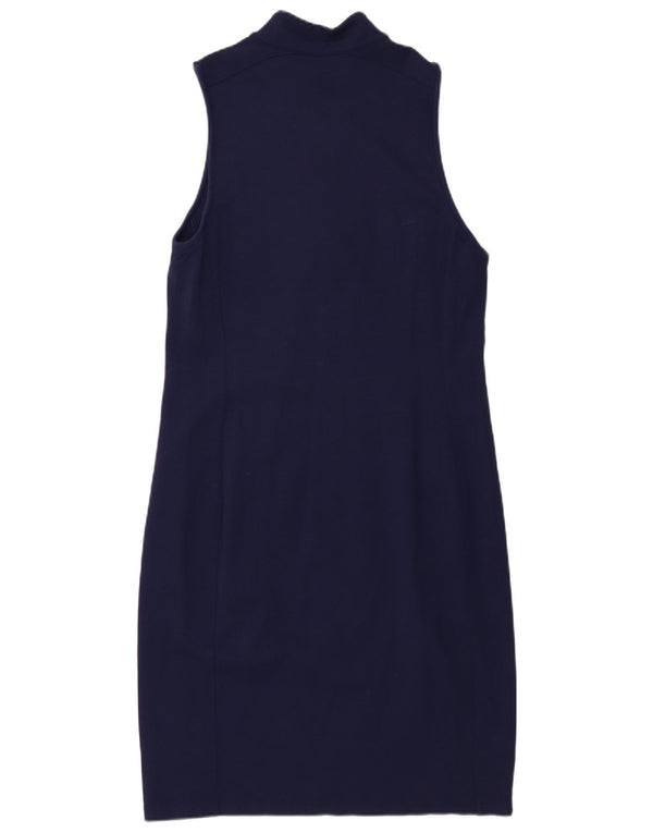 Γυναικείο αμάνικο φόρεμα Ralph Lauren UK 14 Large Navy Blue Viscose