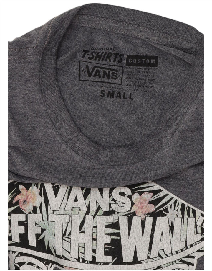 Γραφικό T-shirt Ανδρικό VANS Προσαρμοσμένη Εφαρμογή Μπλουζάκι Μικρό Navy Blue από βαμβάκι