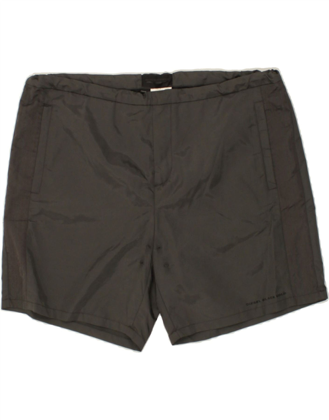 DIESEL Mens Sport Shorts 2XL Grey Nylon | Vintage Diesel | Thrift | Second-Hand Diesel | Used Clothing | Messina Hembry 