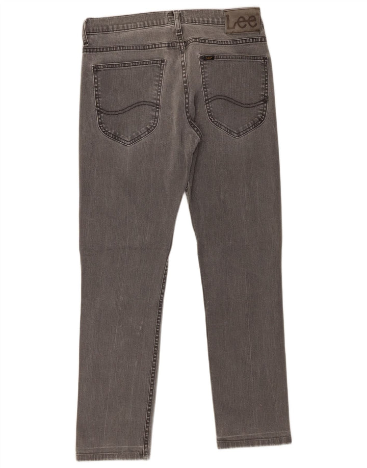 Lee Mens Powell Slim Jeans W31 L28 Γκρι βαμβακερό