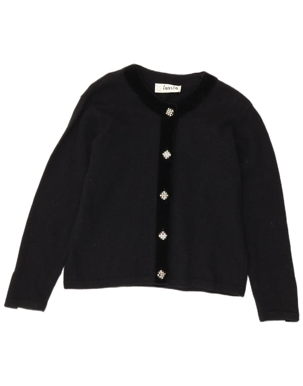 Fausta Γυναικείο πουλόβερ UK 14 Medium Μαύρο