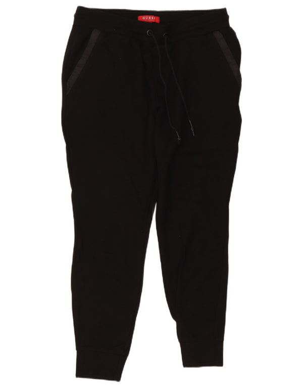 Ανδρική φόρμα Guess Παντελόνι Joggers Μικρή Μαύρη Βισκόζη