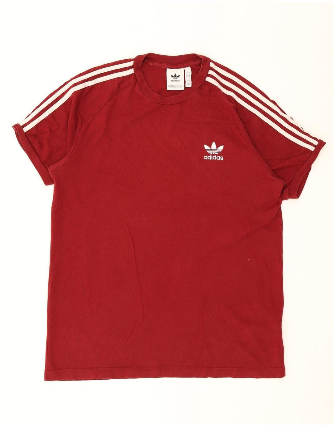 Ανδρικό T-Shirt Adidas Top μεγάλο κόκκινο βαμβακερό