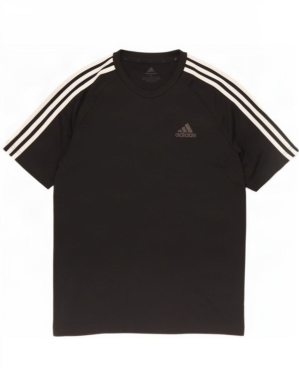 Adidas Ανδρικό T-Shirt Aeroready Top Small Black Polyester