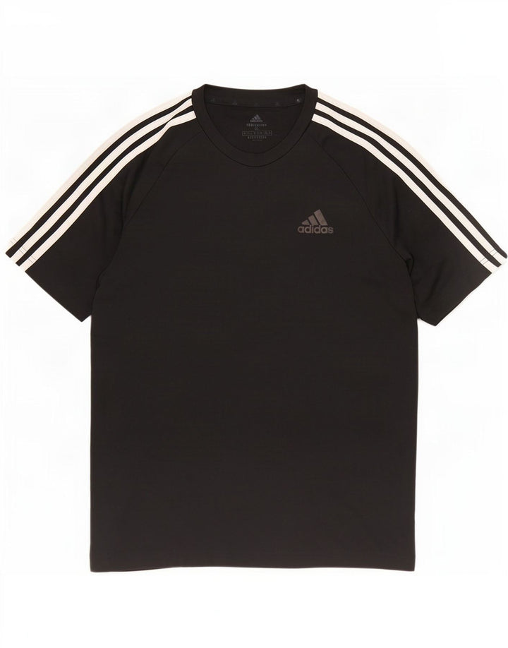 Adidas Ανδρικό T-Shirt Aeroready Top Small Black Polyester