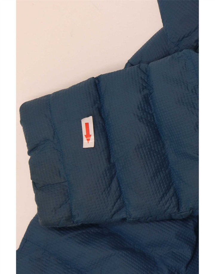 Adidas γυναικείο μπουφάν με κουκούλα UK 10 Small Navy Blue Nylon