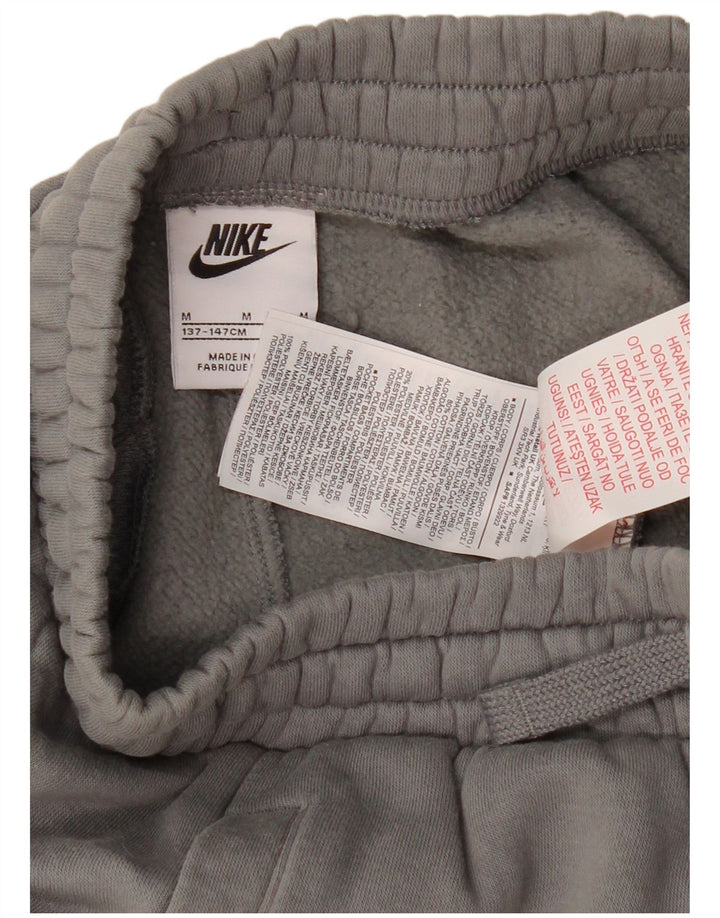 Αθλητικό σορτς NIKE για αγόρια 10-11 ετών Μεσαίο γκρι βαμβακερό