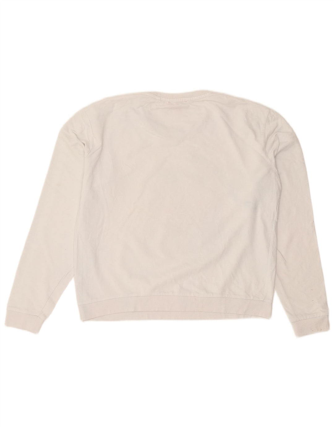 Γυναικείο γραφικό φούτερ Guess Jumper UK 16 μεγάλο λευκό βαμβακερό