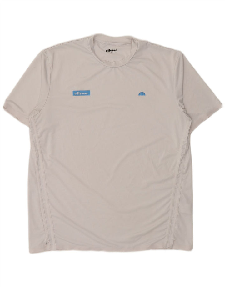 Ανδρικό T-Shirt Ellesse Top Large White Polyester