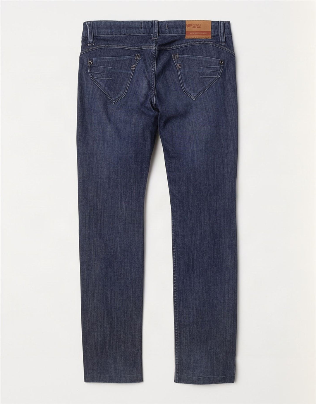 Gas Γυναικείο Slim Jeans W27 L33 Navy Blue Cotton