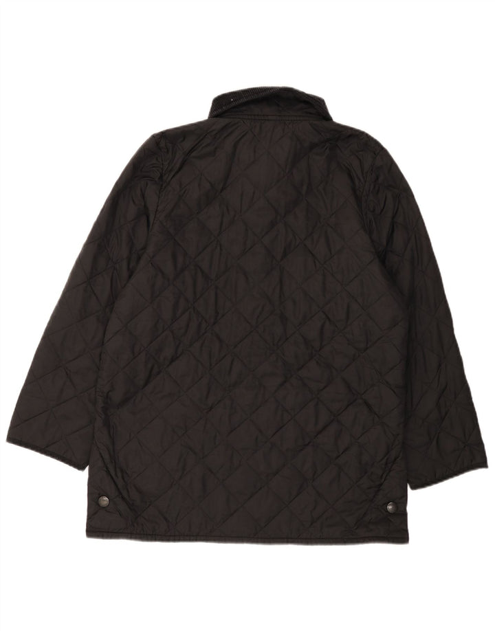 Μπουφάν Barbour Boys Quilted Jacket 13-14 Years XL Black Polyamide