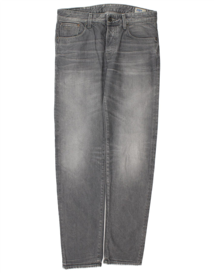 Ανδρικό Slim Jeans G-Star W32 L34 Γκρι βαμβακερό