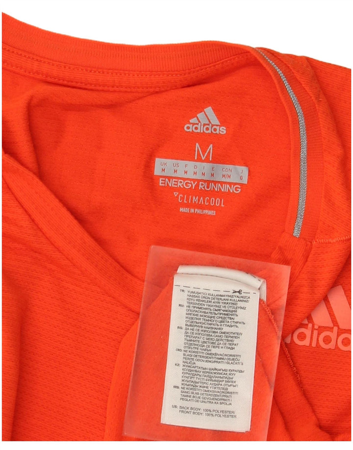 Ανδρικό T-Shirt Adidas Climacool Τοπ μεσαίο πορτοκαλί πολυεστέρας