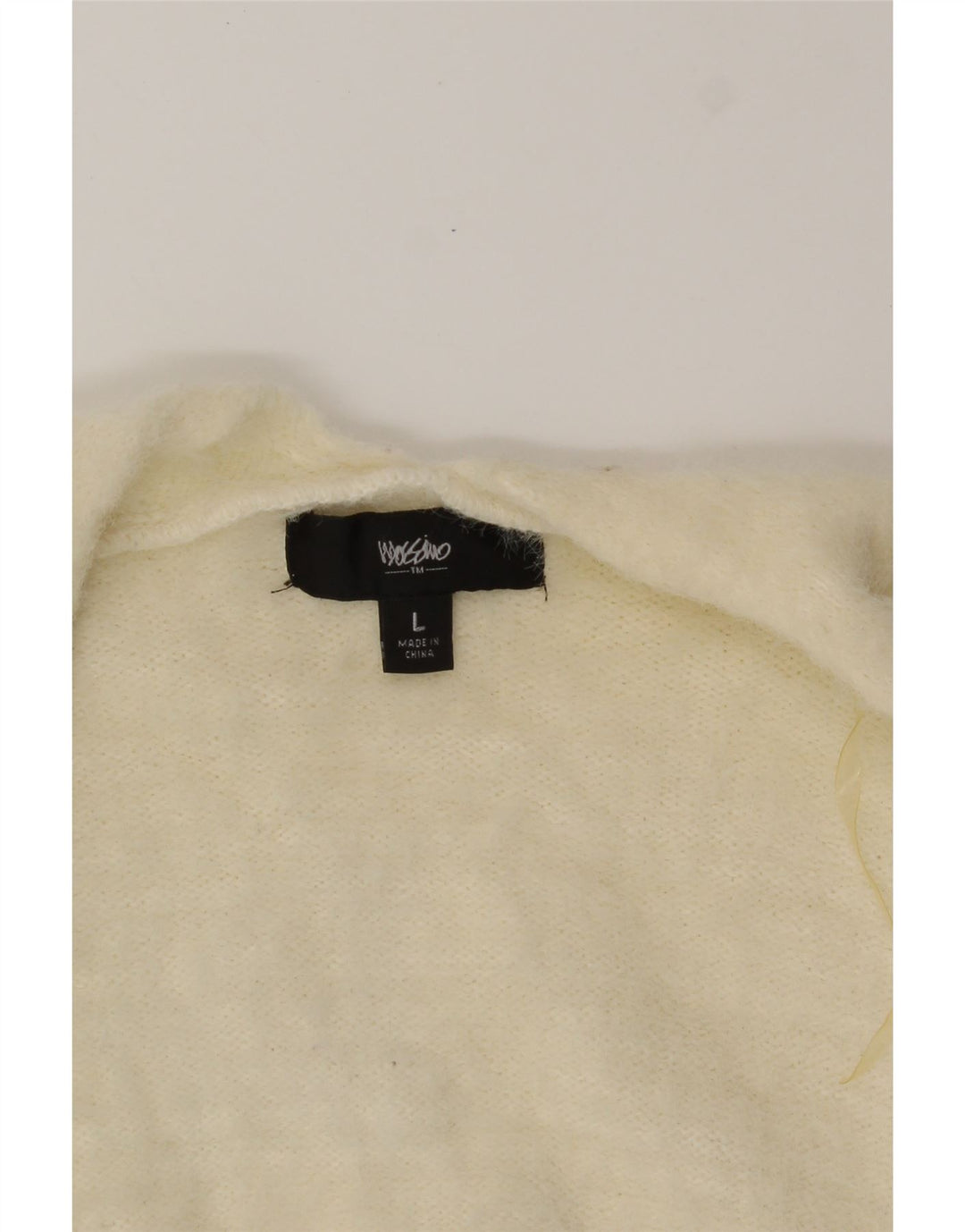 MOSSIMO Womens Oversized Longline Open Cardigan Sweater UK 16 Large White Vintage Mossimo and Second-Hand Mossimo from Messina Hembry 