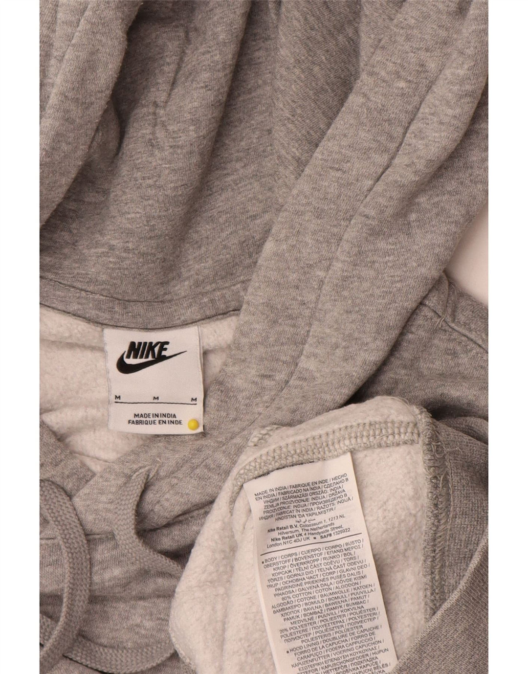 Ανδρικό φούτερ Nike, μεσαίο γκρι βαμβακερό