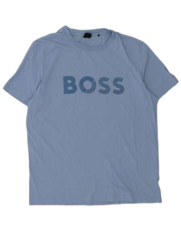 Ανδρικό γραφικό T-Shirt Hugo Boss Top XL Μπλε βαμβακερό