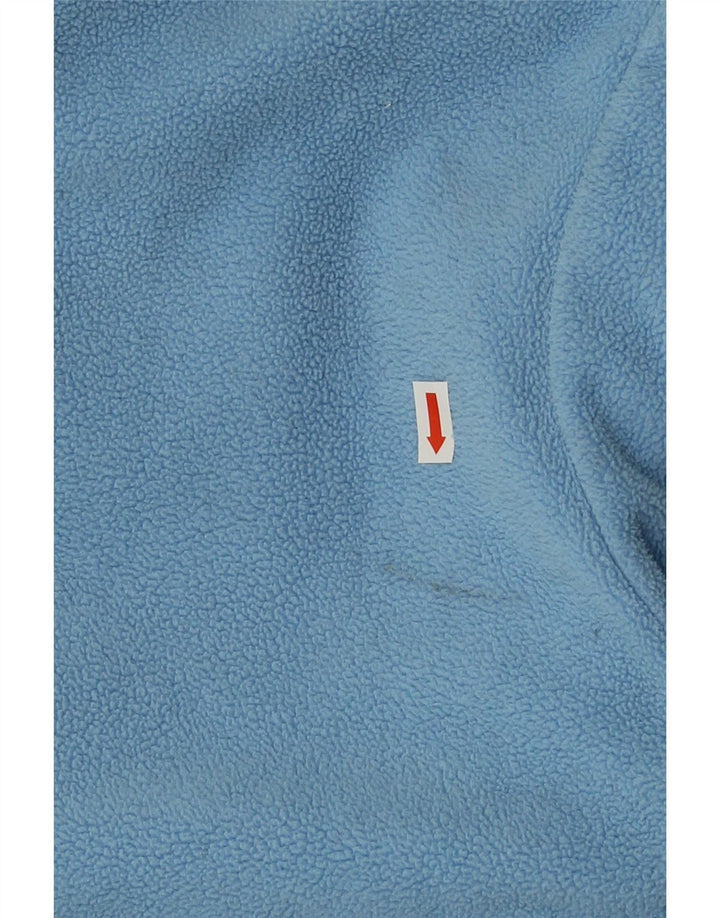 Fila Γυναικείο φερμουάρ Fleece Jumper UK 14 Large Blue Polyester