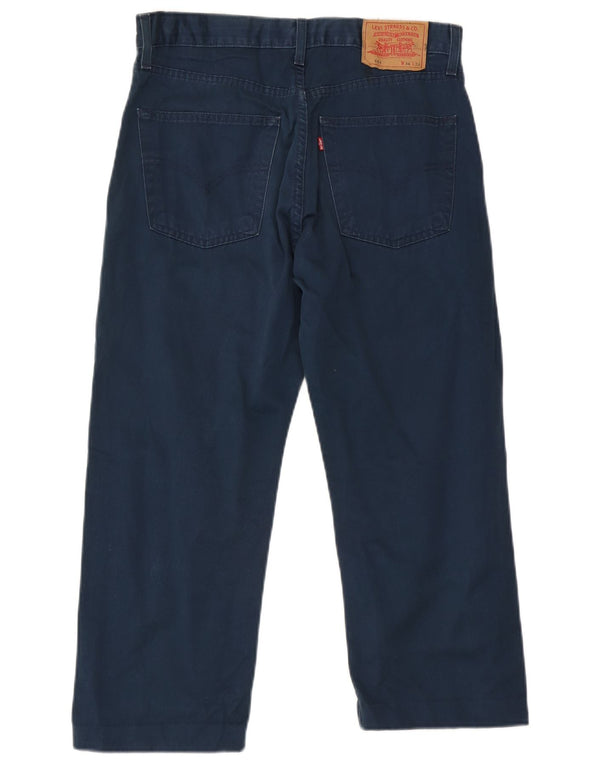 Ανδρικό παντελόνι Levi's Crop Casual W34 L23 Navy Blue Cotton