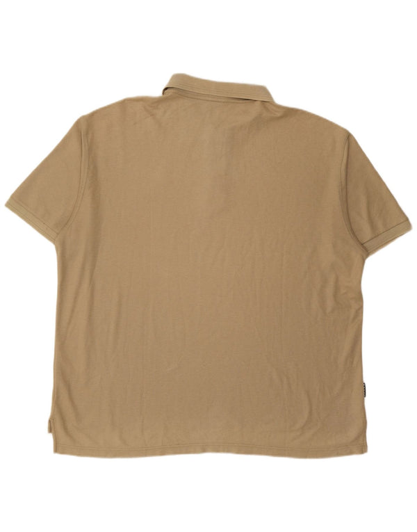 Ανδρικό μπλουζάκι πόλο NIKE UK 45/47 XL Μπεζ βαμβακερό